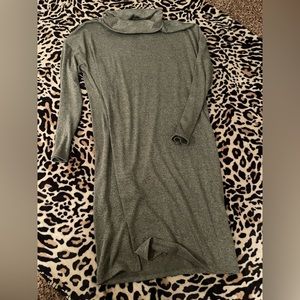 Long sleeve turtle neck dress